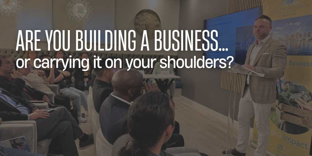 Are you building a business… or carrying it on your shoulders?